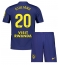 Atletico Madrid Giuliano Simeone #20 Udebanetrøje Børn 2025-26 Kort ærmer (+ bukser)