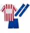 Atletico Madrid Hjemmebanetrøje Børn 2025-26 Kort ærmer (+ bukser)