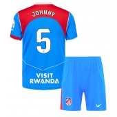 Atletico Madrid Johnny Cardoso #5 Tredje trøje Børn 2025-26 Kort ærmer (+ bukser)