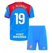 Atletico Madrid Julian Alvarez #19 Tredje trøje Børn 2025-26 Kort ærmer (+ bukser)