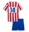 Atletico Madrid Marcos Llorente #14 Hjemmebanetrøje Børn 2025-26 Kort ærmer (+ bukser)