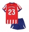 Atletico Madrid Morten Hjulmand #23 Hjemmebanetrøje Børn 2026-27 Kort ærmer (+ bukser)