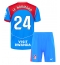 Atletico Madrid Robin Le Normand #24 Tredje trøje Børn 2025-26 Kort ærmer (+ bukser)