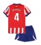 Atletico Madrid Rodrigo Mendoza #4 Hjemmebanetrøje Børn 2026-27 Kort ærmer (+ bukser)