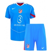 Atletico Madrid Tredje trøje Børn 2025-26 Kort ærmer (+ bukser)
