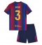 Barcelona Alejandro Balde #3 Hjemmebanetrøje Børn 2026-27 Kort ærmer (+ bukser)