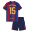 Barcelona Andreas Christensen #15 Hjemmebanetrøje Børn 2026-27 Kort ærmer (+ bukser)