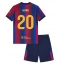 Barcelona Dani Olmo #20 Hjemmebanetrøje Børn 2026-27 Kort ærmer (+ bukser)