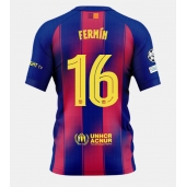 Barcelona Fermin Lopez #16 Hjemmebanetrøje 2025-26 Kort ærmer