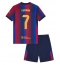 Barcelona Fermin Lopez #7 Hjemmebanetrøje Børn 2026-27 Kort ærmer (+ bukser)