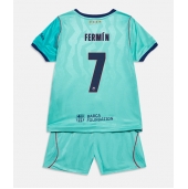 Barcelona Fermin Lopez #7 Tredje trøje Børn 2026-27 Kort ærmer (+ bukser)