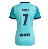 Barcelona Fermin Lopez #7 Tredje trøje Dame 2026-27 Kort ærmer