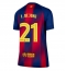 Barcelona Frenkie de Jong #21 Hjemmebanetrøje Dame 2025-26 Kort ærmer
