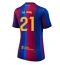 Barcelona Frenkie de Jong #21 Hjemmebanetrøje Dame 2026-27 Kort ærmer