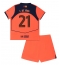 Barcelona Frenkie de Jong #21 Tredje trøje Børn 2025-26 Kort ærmer (+ bukser)