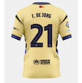 Barcelona Frenkie de Jong #21 Udebanetrøje 2025-26 Kort ærmer