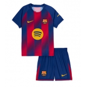 Barcelona Hjemmebanetrøje Børn 2025-26 Kort ærmer (+ bukser)