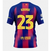 Barcelona Jules Kounde #23 Hjemmebanetrøje 2025-26 Kort ærmer
