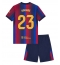 Barcelona Jules Kounde #23 Hjemmebanetrøje Børn 2026-27 Kort ærmer (+ bukser)