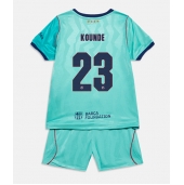 Barcelona Jules Kounde #23 Tredje trøje Børn 2026-27 Kort ærmer (+ bukser)