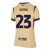 Barcelona Jules Kounde #23 Udebanetrøje Dame 2025-26 Kort ærmer