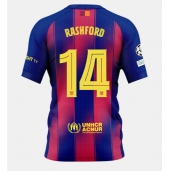 Barcelona Marcus Rashford #14 Hjemmebanetrøje 2025-26 Kort ærmer