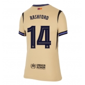 Barcelona Marcus Rashford #14 Udebanetrøje Dame 2025-26 Kort ærmer