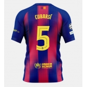 Barcelona Pau Cubarsi #5 Hjemmebanetrøje 2025-26 Kort ærmer