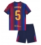 Barcelona Pau Cubarsi #5 Hjemmebanetrøje Børn 2026-27 Kort ærmer (+ bukser)