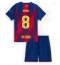 Barcelona Pedri Gonzalez #8 Hjemmebanetrøje Børn 2025-26 Kort ærmer (+ bukser)