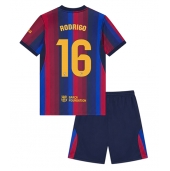 Barcelona Rodri Hernandez #16 Hjemmebanetrøje Børn 2026-27 Kort ærmer (+ bukser)