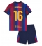 Barcelona Rodri Hernandez #16 Hjemmebanetrøje Børn 2026-27 Kort ærmer (+ bukser)