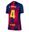 Barcelona Ronald Araujo #4 Hjemmebanetrøje Dame 2025-26 Kort ærmer