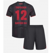 Bayer Leverkusen Edmond Tapsoba #12 Hjemmebanetrøje Børn 2025-26 Kort ærmer (+ bukser)
