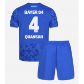 Bayer Leverkusen Jarell Quansah #4 Tredje trøje Børn 2025-26 Kort ærmer (+ bukser)