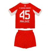 Bayern Munich Aleksandar Pavlovic #45 Hjemmebanetrøje Børn 2025-26 Kort ærmer (+ bukser)