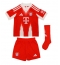 Bayern Munich Alphonso Davies #19 Hjemmebanetrøje Børn 2025-26 Kort ærmer (+ bukser)