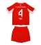 Bayern Munich Jonathan Tah #4 Hjemmebanetrøje Børn 2025-26 Kort ærmer (+ bukser)