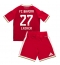 Bayern Munich Konrad Laimer #27 Hjemmebanetrøje Børn 2026-27 Kort ærmer (+ bukser)