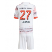 Bayern Munich Konrad Laimer #27 Udebanetrøje Børn 2025-26 Kort ærmer (+ bukser)
