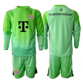 Bayern Munich Målmand Hjemmebanetrøje Børn 2025-26 Lange ærmer (+ bukser)