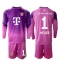 Bayern Munich Manuel Neuer #1 Målmand Tredje trøje Børn 2025-26 Lange ærmer (+ bukser)