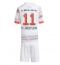 Bayern Munich Nicolas Jackson #11 Udebanetrøje Børn 2025-26 Kort ærmer (+ bukser)