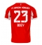 Bayern Munich Sacha Boey #23 Hjemmebanetrøje 2025-26 Kort ærmer