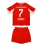 Bayern Munich Serge Gnabry #7 Hjemmebanetrøje Børn 2025-26 Kort ærmer (+ bukser)