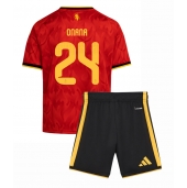 Belgien Amadou Onana #24 Hjemmebanetrøje Børn VM 2026 Kort ærmer (+ bukser)