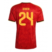 Belgien Amadou Onana #24 Hjemmebanetrøje VM 2026 Kort ærmer