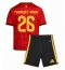 Belgien Matias Fernandez-Pardo #26 Hjemmebanetrøje Børn VM 2026 Kort ærmer (+ bukser)