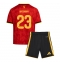 Belgien Michy Batshuayi #23 Hjemmebanetrøje Børn VM 2026 Kort ærmer (+ bukser)