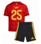 Belgien Nathan Ngoy #25 Hjemmebanetrøje Børn VM 2026 Kort ærmer (+ bukser)